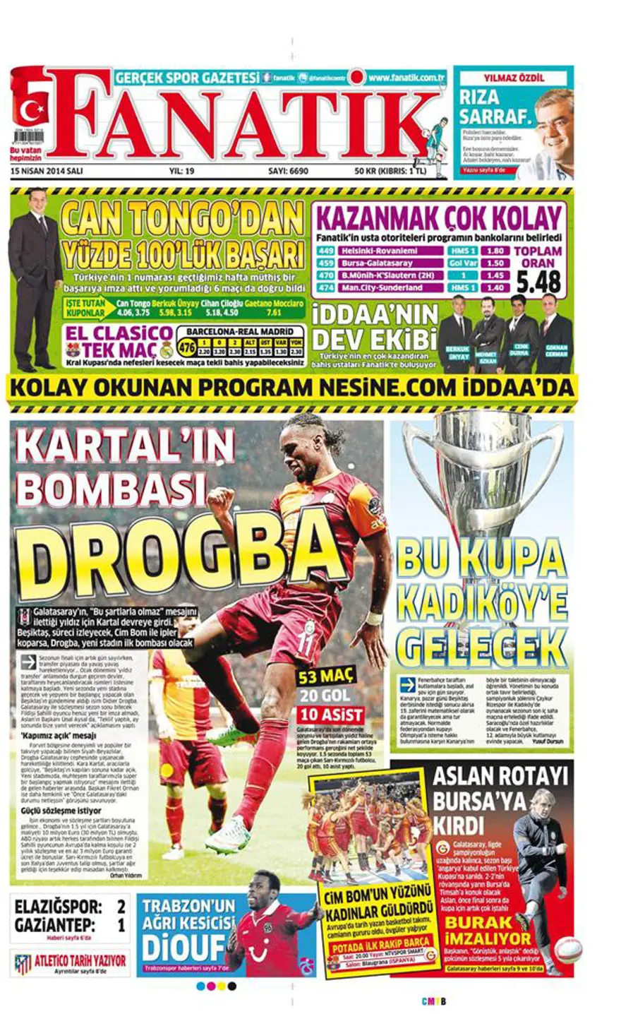 Günün gazete manşetleri - 15 Nisan 2014 19 Günün gazete manşetleri - 15 Nisan 2014 19