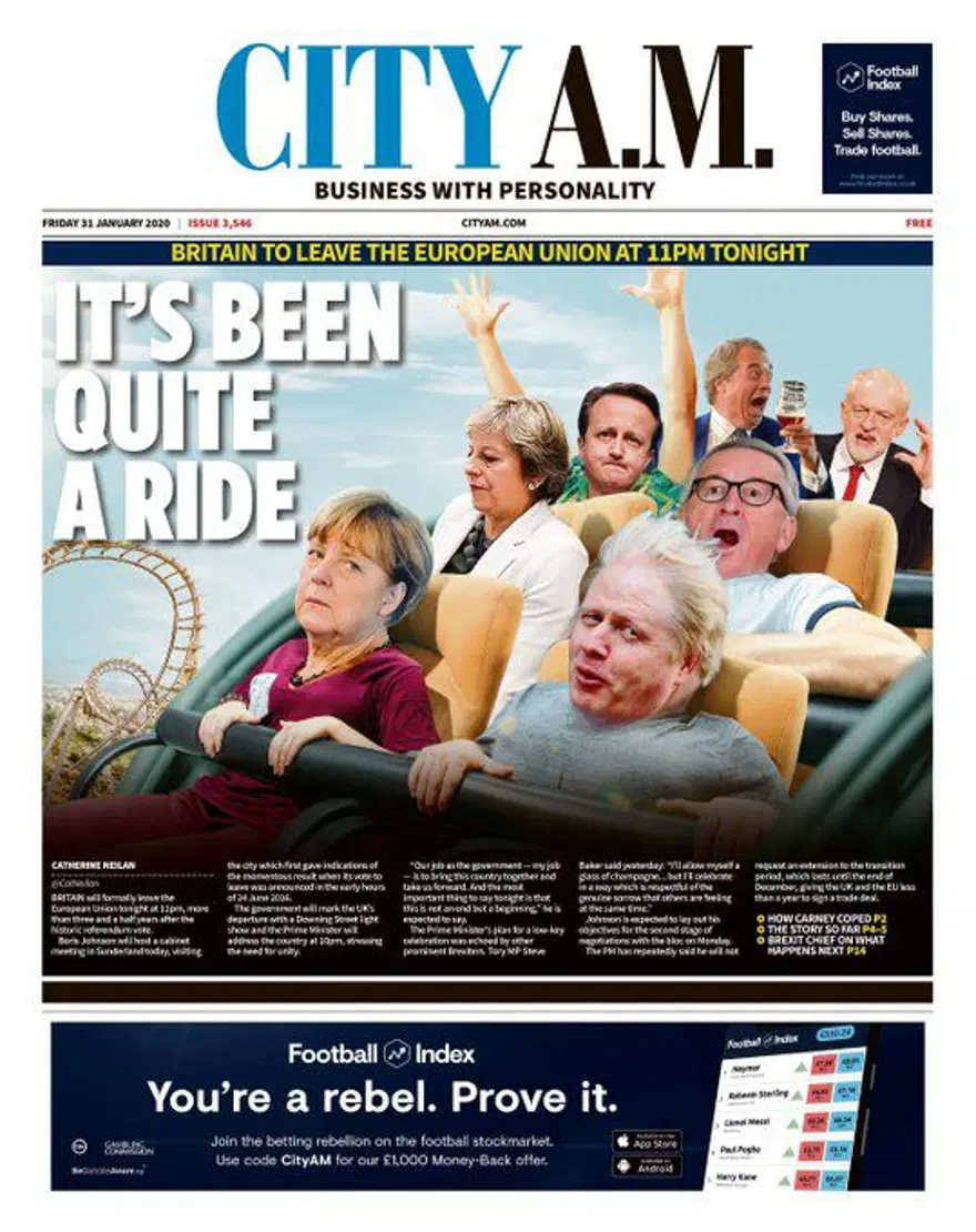 Brexit: AB ile İngiltere bu gece resmen boşanıyor (Gazeteler ayrılıkta anlaşamadı) 10