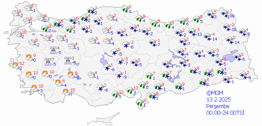 PERŞEMBE HAVA NASIL OLACAK? 9
