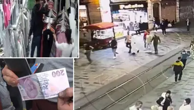Taksim’de film gibi olay | Korsan taksicinin parasını çalıp, “BenRobin Hood’um” diyerek dağıttı (Akıl hastanesine yatırıldı)