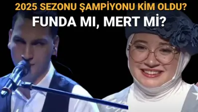 O Ses Türkiye 2025 şampiyonu kim oldu? O Ses Türkiye birincisi Funda mı, Mert mi?