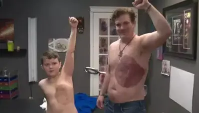 Kahraman baba! Oğlu için 30 saatlik acıya katlandı