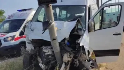 Giresun'da minibüs kazası: 13 yaralı