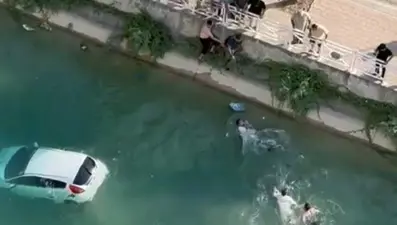 Sulama kanalında can pazarı