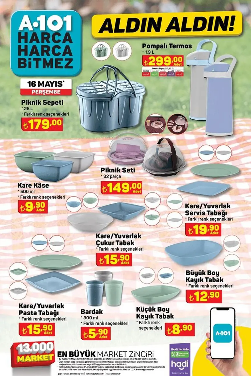A101 aktüel indirimleri 16 Mayıs 2024: A101 markette bu haftaya özel yeni indirimli ürünler 7 A101 aktüel indirimleri 16 Mayıs 2024: A101 markette bu haftaya özel yeni indirimli ürünler 7