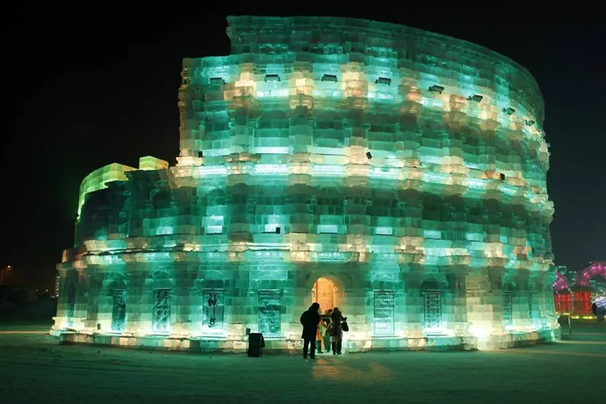 Çin'de buz festivali 7 Çin'de buz festivali 7