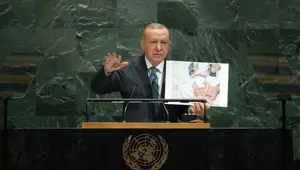 Cumhurbaşkanı Erdoğan BM'ye fotoğraflarla seslendi: İşte o fotoğrafların hikayesi Cumhurbaşkanı Erdoğan BM'ye fotoğraflarla seslendi: İşte o fotoğrafların hikayesi