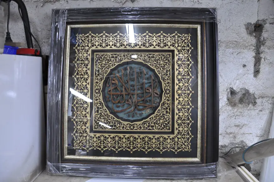 54 yaşındaki naht ustası evine atölye kurdu: 6 farklı sanatı bir araya getiriyor 1