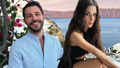 Hande Erçel ile Hakan Sabancı'dan mutluluk pozu