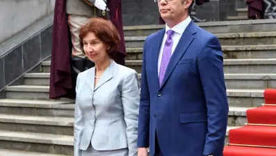 Kuzey Makedonya'nın ilk kadın cumhurbaşkanı görevi devraldı