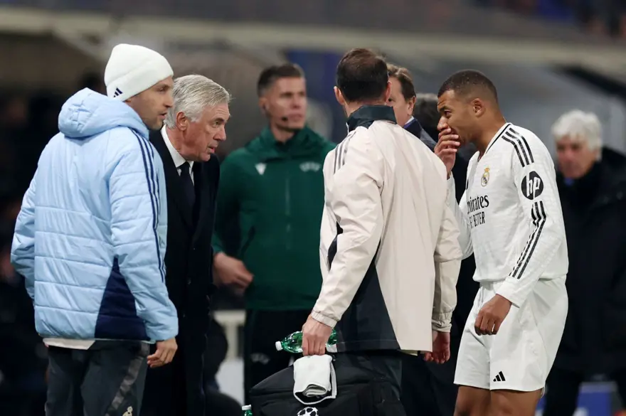 Oyuna devam edememişti: Ancelotti'den Mbappe açıklaması Oyuna devam edememişti: Ancelotti'den Mbappe açıklaması