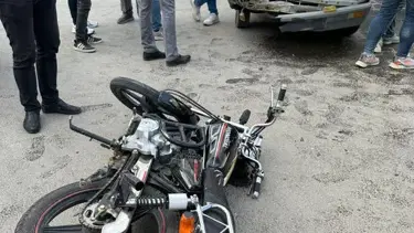 Konya'da motosiklet ile otomobil çarpıştı: 2 yaralı