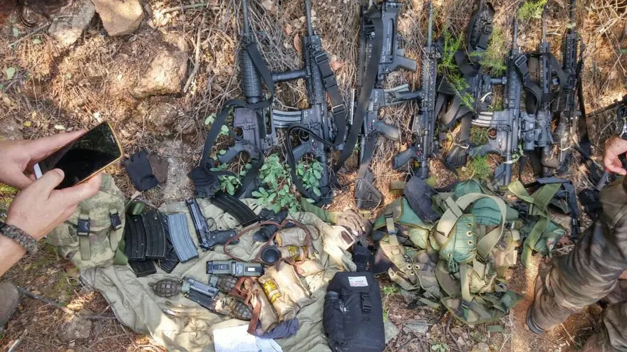 Darbeci askerlerin silahları ormanda bulundu 