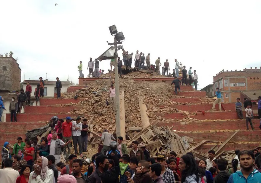 Nepal'de şiddetli deprem 68