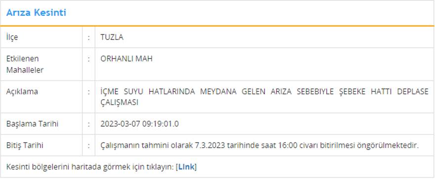 İstanbul'un 4 ilçesinde su kesintisi: 7 saat su kesintisi yaşanacak (7 Mart İSKİ planlı su kesintisi listesi) 1 İstanbul'un 4 ilçesinde su kesintisi: 7 saat su kesintisi yaşanacak (7 Mart İSKİ planlı su kesintisi listesi) 1