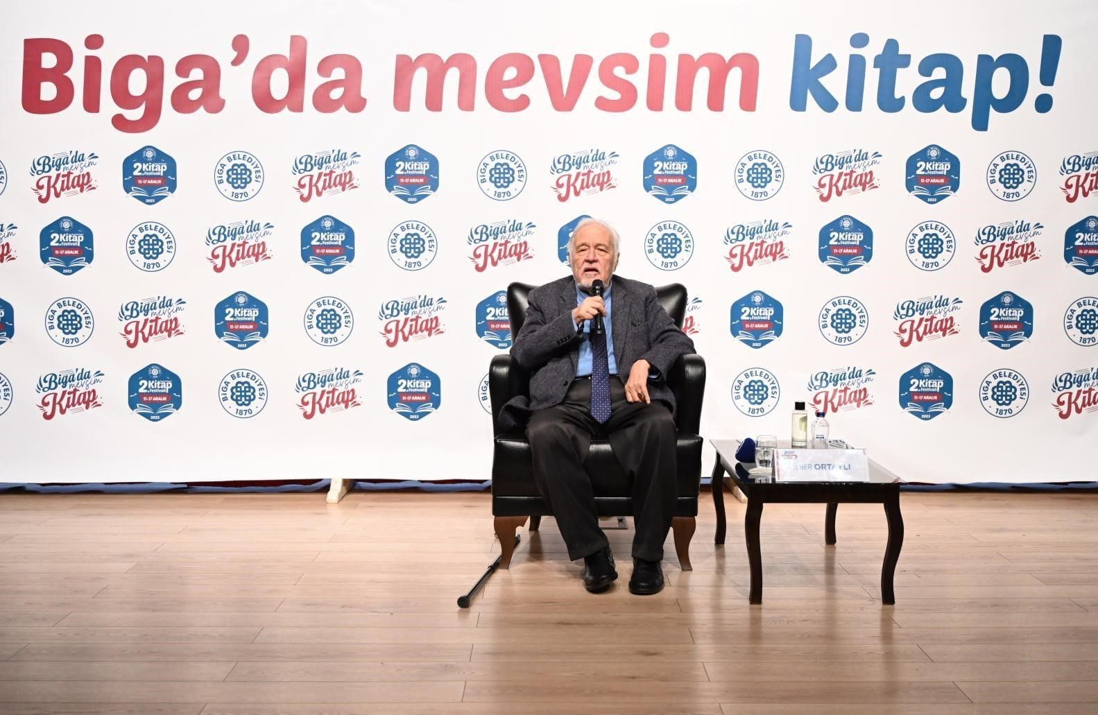 Biga Kitap Festivali'ne İlber Ortaylı ile açılış
