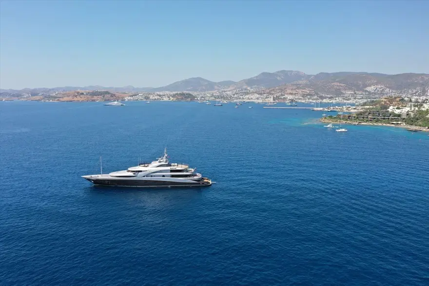 Milyon dolarlık mega yatlar Bodrum'da 11