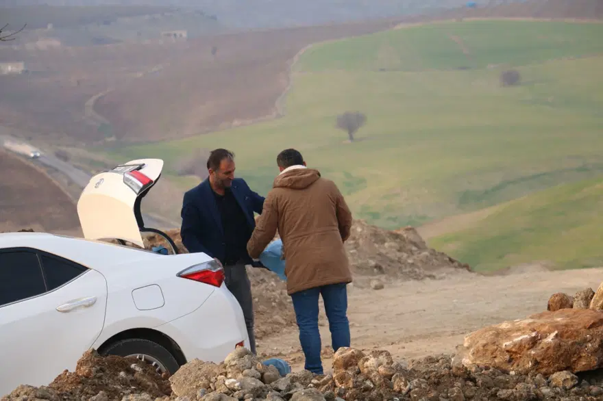 Yol çalışmasında 1600 yıllık oda mezar bulundu 3