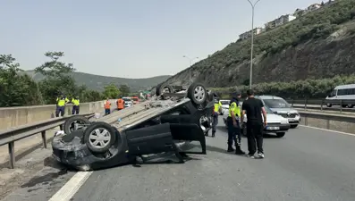 Anadolu Otoyolu'nda kaza: 3 yaralı