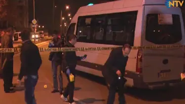 Yolcu dolu minibüse kurşun