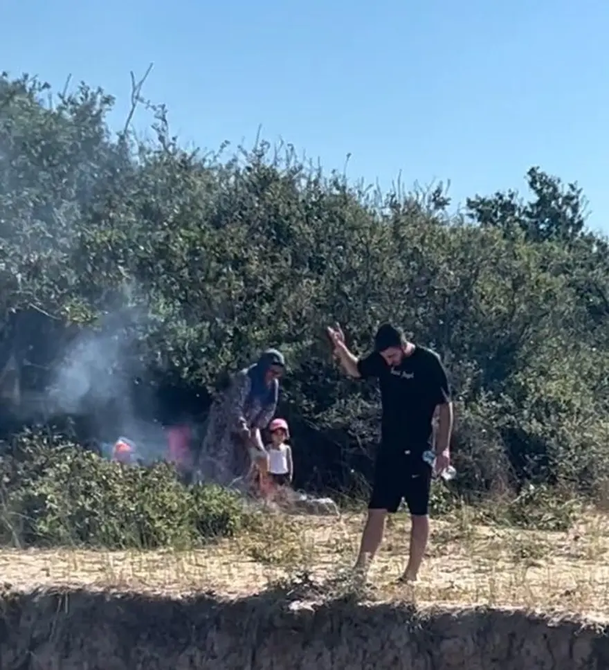 Tatilcilerin ihmalkarlığı kamerada: “Ters rüzgar esseorman gitti…” 2