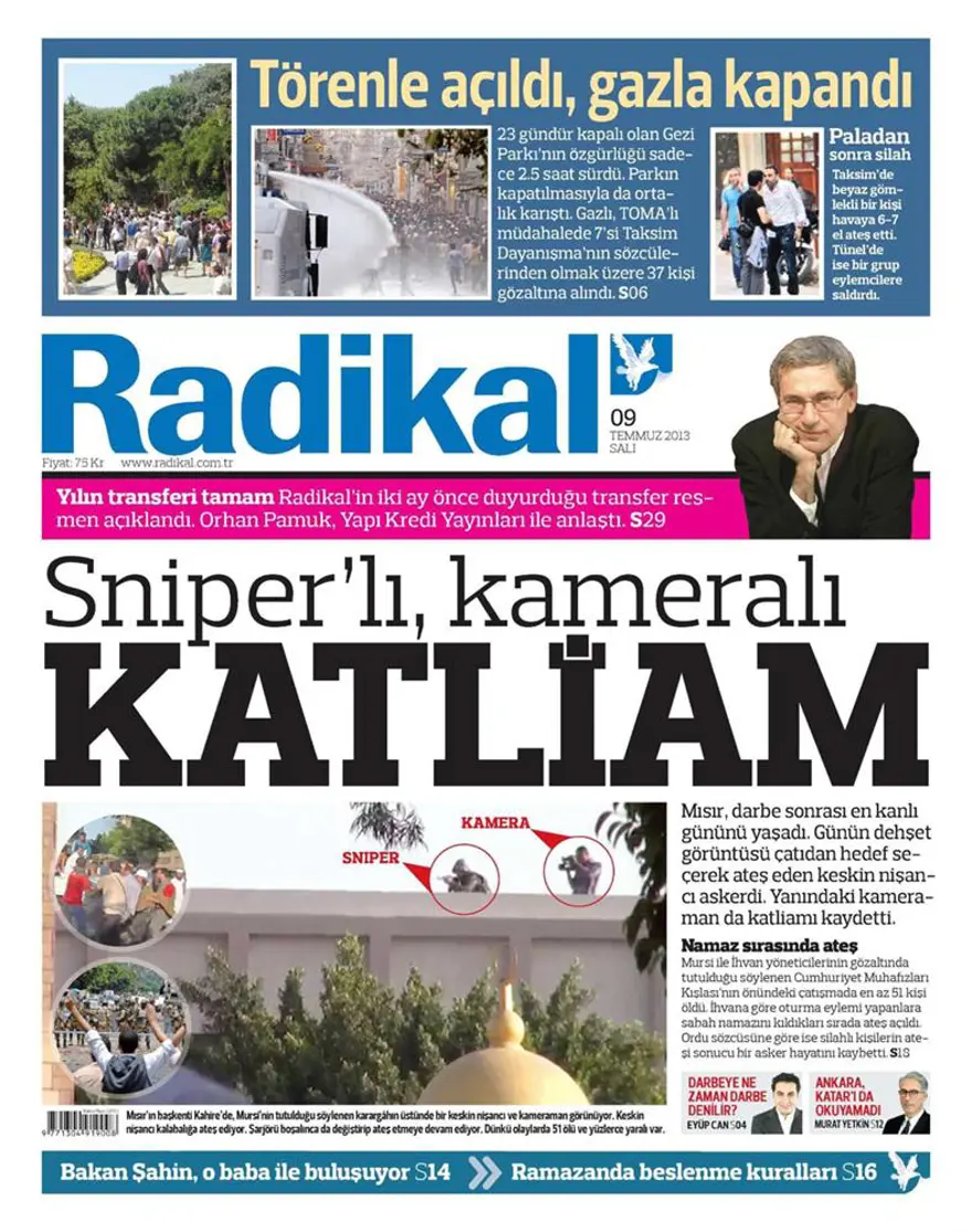 9 Temmuz 2013 gazete manşetleri 12