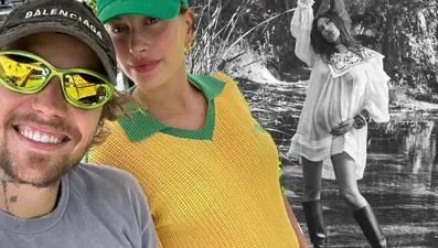 Doğum için gün sayan Hailey Bieber'dan karnı burnunda yeni poz