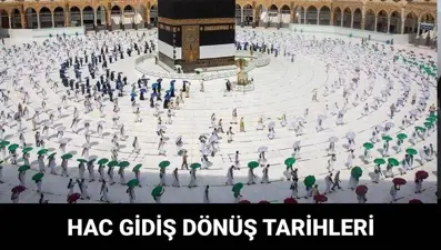 Hacca ne zaman gidilecek? 2025 Hac gidiş dönüş tarihleri