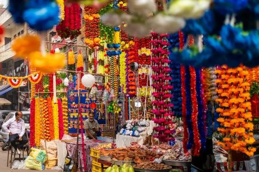 Hindistan'da Diwali festivali kutlandı 9