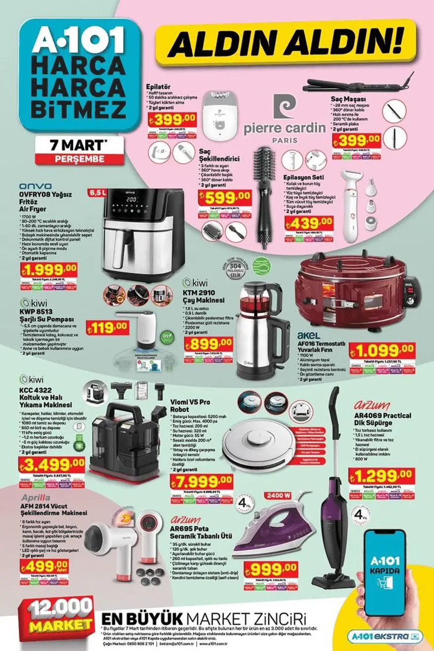 A101 aktüel indirimleri 7 Mart 2024: A101 markette bu haftanın yeni indirimli ürünler listesi 12