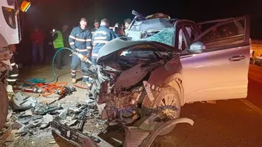 Feci kaza: Cip, tankere çarptı: 1 ölü, 2 yaralı