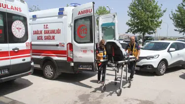 Konya'da otomobil araziye devrildi: 4 yaralı
