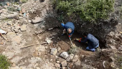 Kaçak kazıya suçüstü