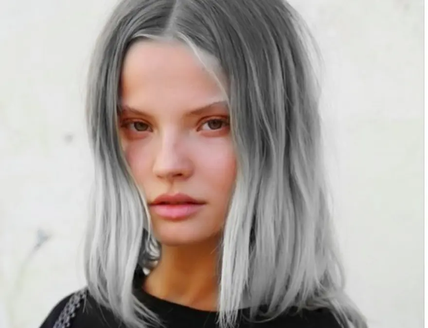 ABD'de yeni moda 'Anneanne saçı' 5