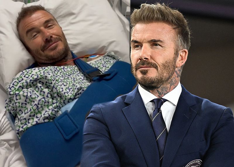 David Beckham hastanelik oldu