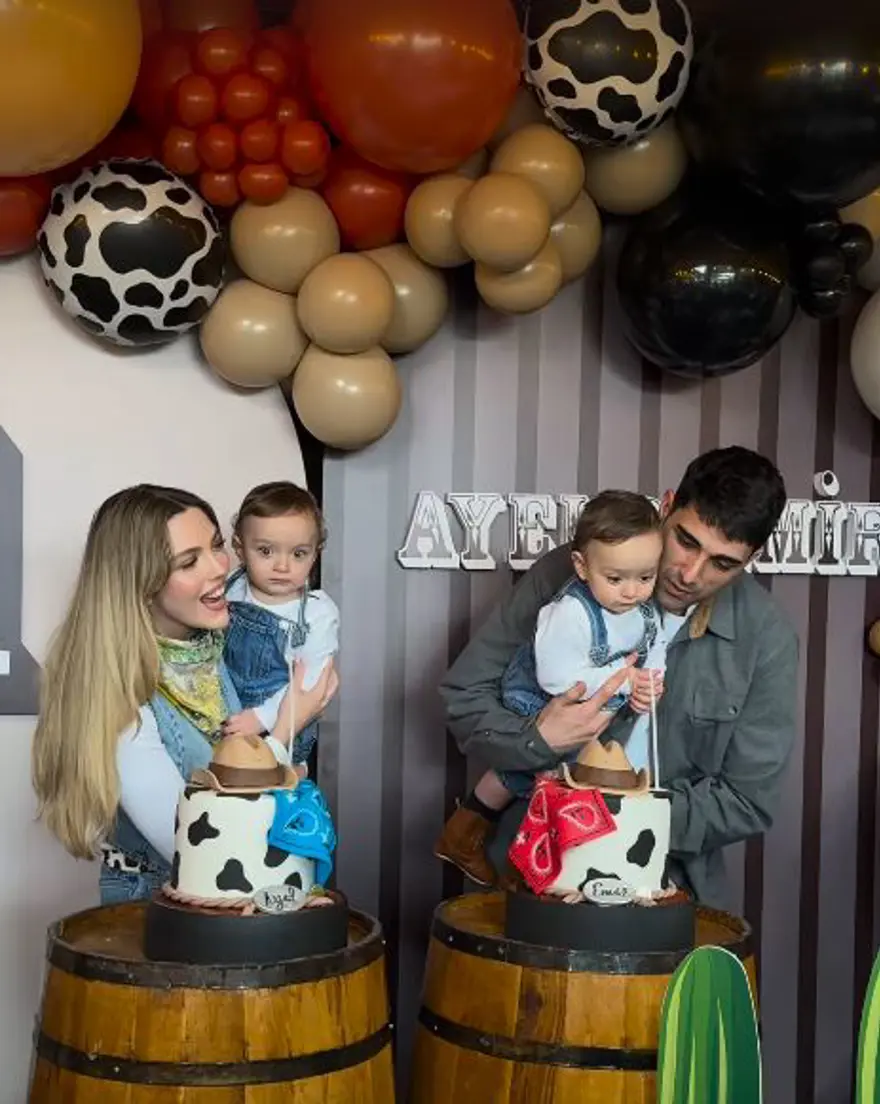 Yasemin Şefkatli ile İdo Tatlıses'in oğulları Ayel ve Emir 1 yaşında 