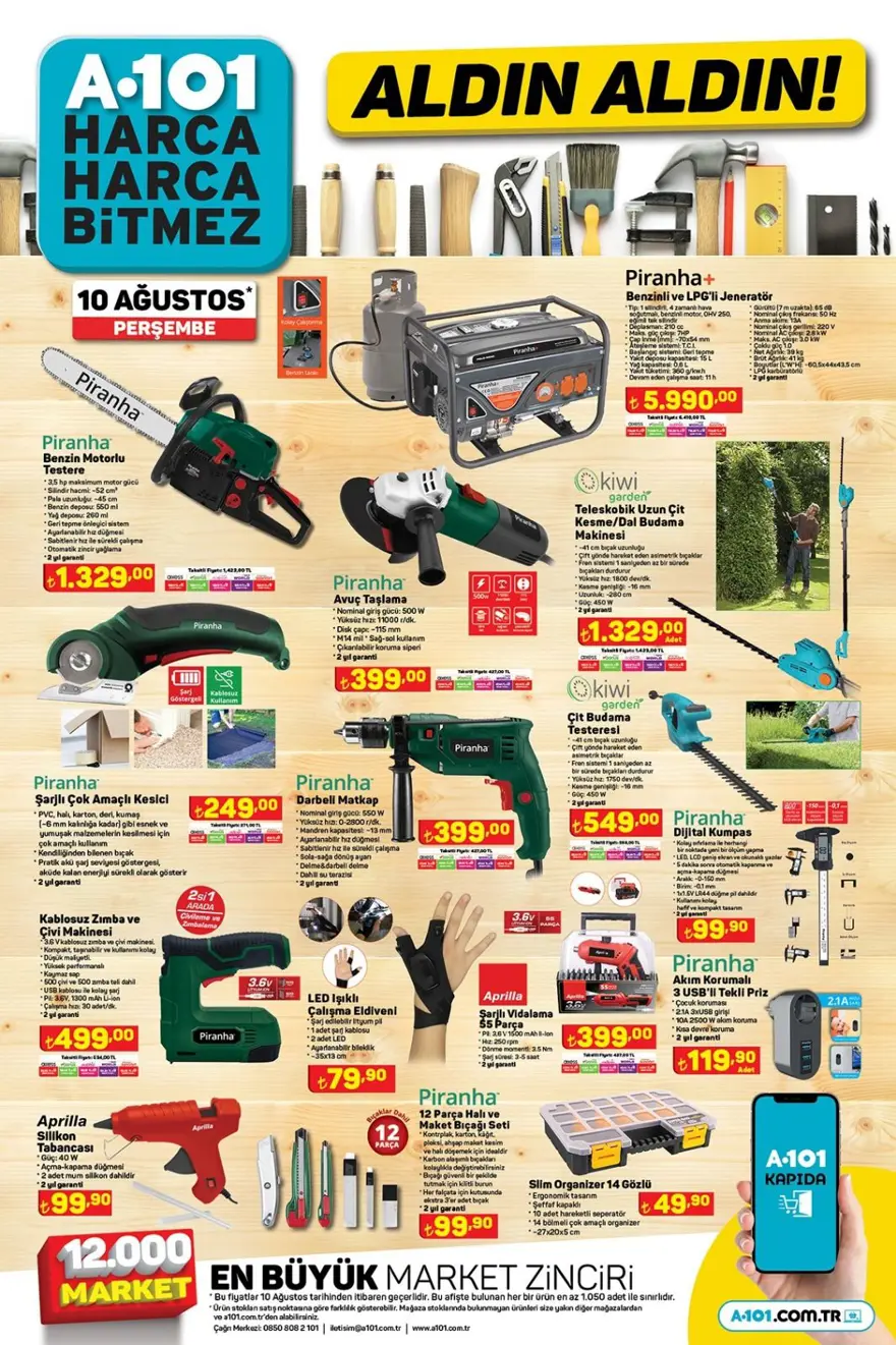 A101 markette bu haftaya özel yeni indirimli ürünler listesi belli oldu (10 Ağustos A101 aktüel ürünler kataloğu) 8