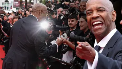 Kırmızı halıda hararetli tartışma | Denzel Washington çileden çıktı