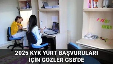 KYK yurt başvuruları ne zaman, hangi ayda başlayacak? 2025-2026 GSB KYK yurt başvuru tarihleri