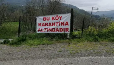 Köyde 27 kişiye virüs bulaştı