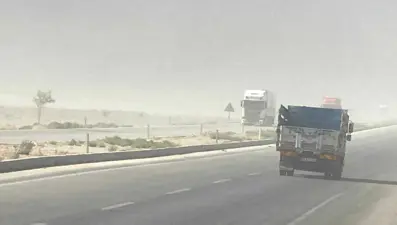 Konya'da kum fırtınası: Görüş mesafesi 20 metreye düştü