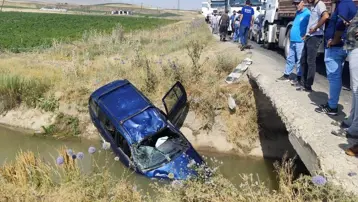 Bitlis'te otomobil su kanalına düştü: 1 ölü