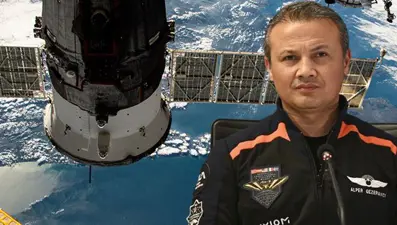 İlk Türk astronot Alper Gezeravcı uzaydan çektiği İstanbul'u paylaştı