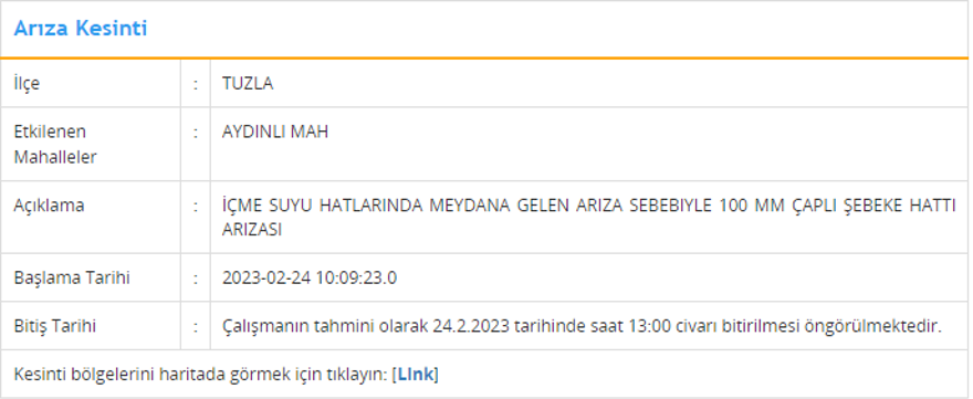 İstanbul'un 2 ilçesinde su kesintisi: 5 saat su kesintisi yaşanacak (24 Şubat İSKİ planlı su kesintisi listesi) 2