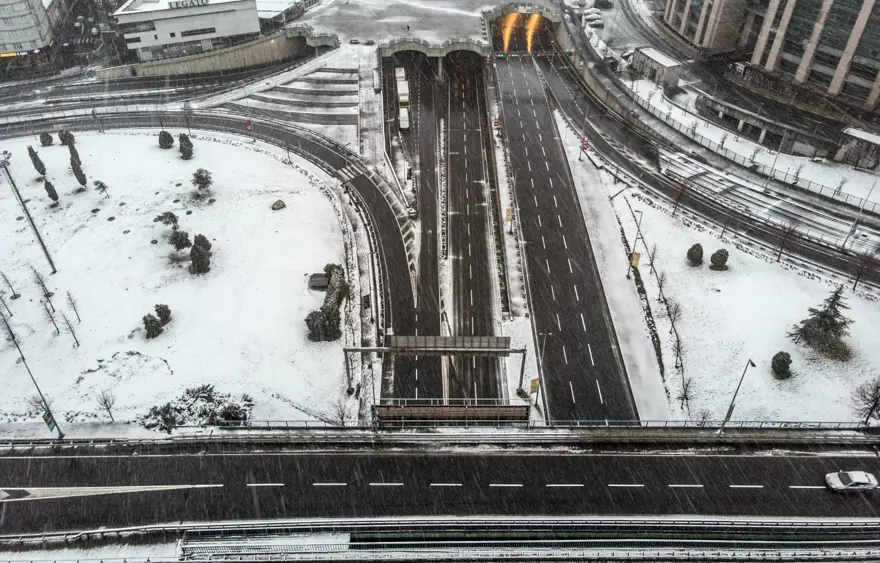 İstanbul'da kar 18