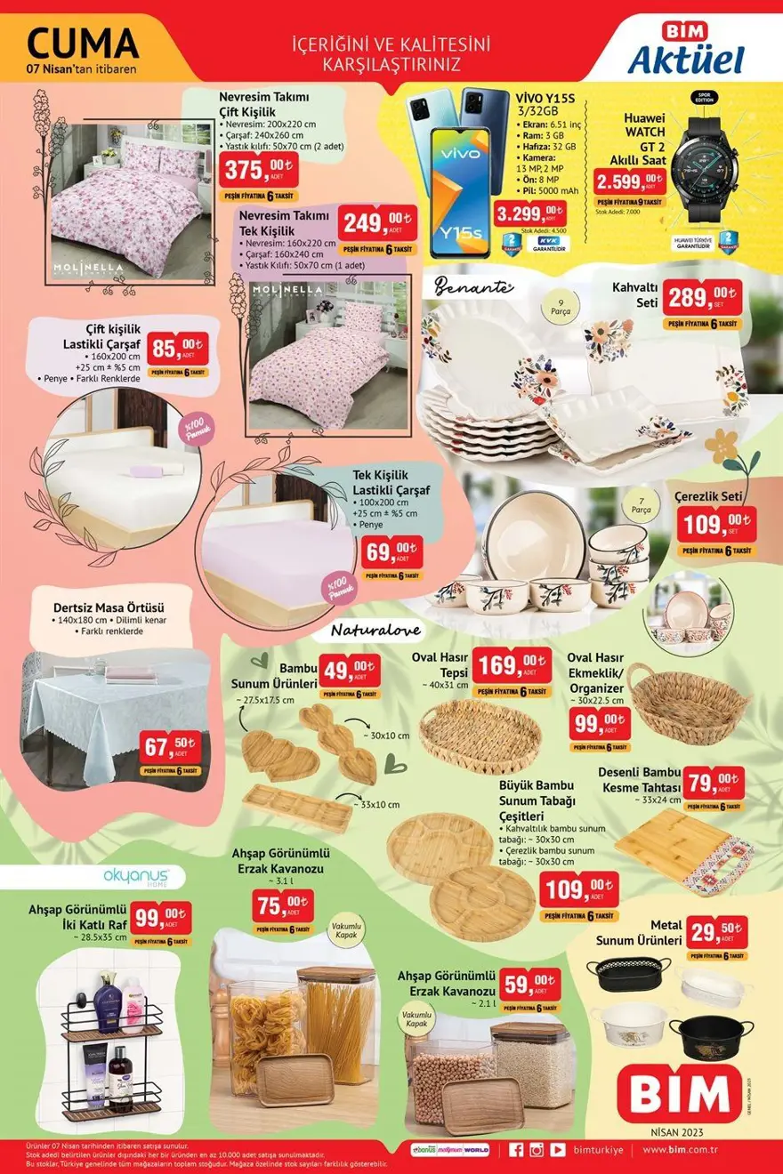 BİM markette bu haftanın yeni indirimli ürünler listesi (4-7 Nisan BİM güncel aktüel ürünler kataloğu) 6