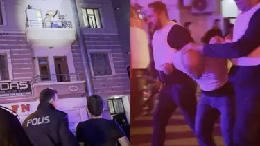 Eski eşini döven şüpheli çocuklarını bıçakla rehin aldı