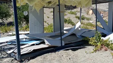 Adıyaman'ı şiddetli rüzgar vurdu