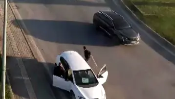 Polise sopayla saldıran sürücü tutuklandı