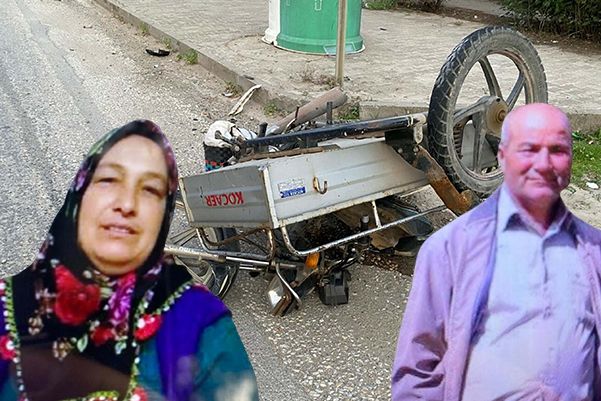 Motosiklete arkadan çarptı: 2 ölü